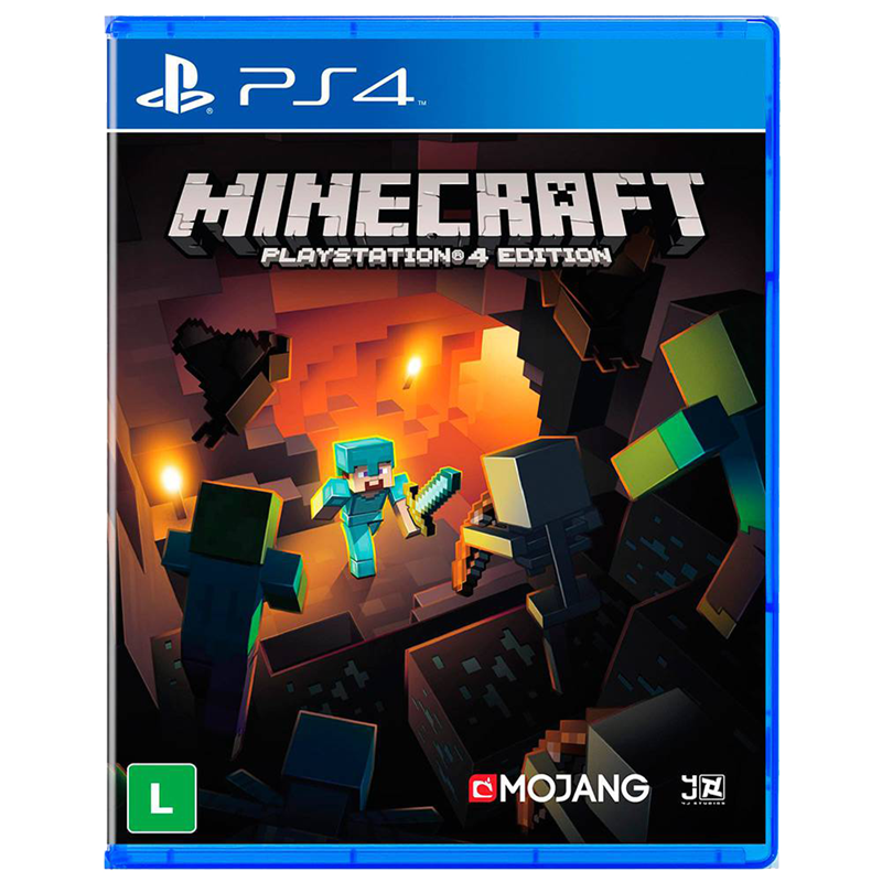 Minecraft PS4 Brasil.