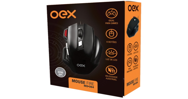 mouse gamer oex fire ms304